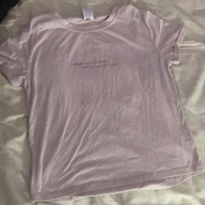Light Pink short sleeve t-shirt